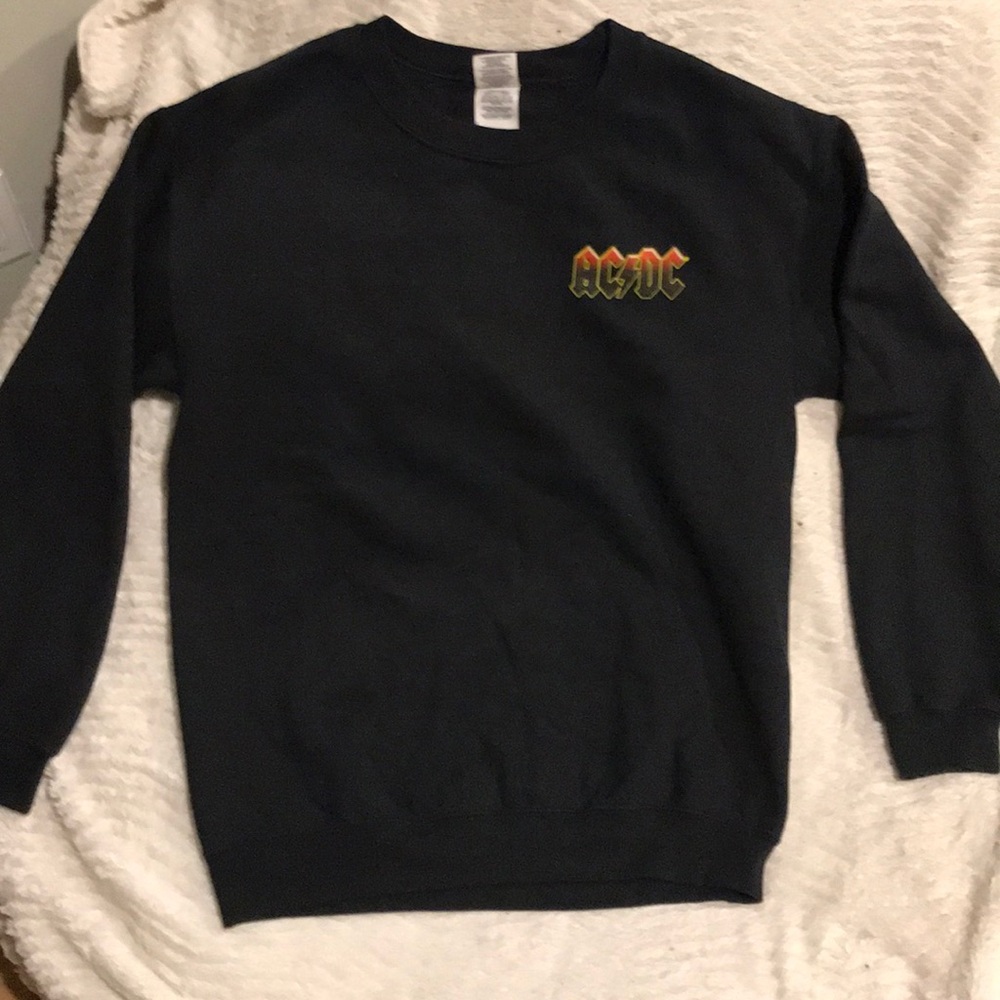 ⚡Black AC/DC crewneck⚡